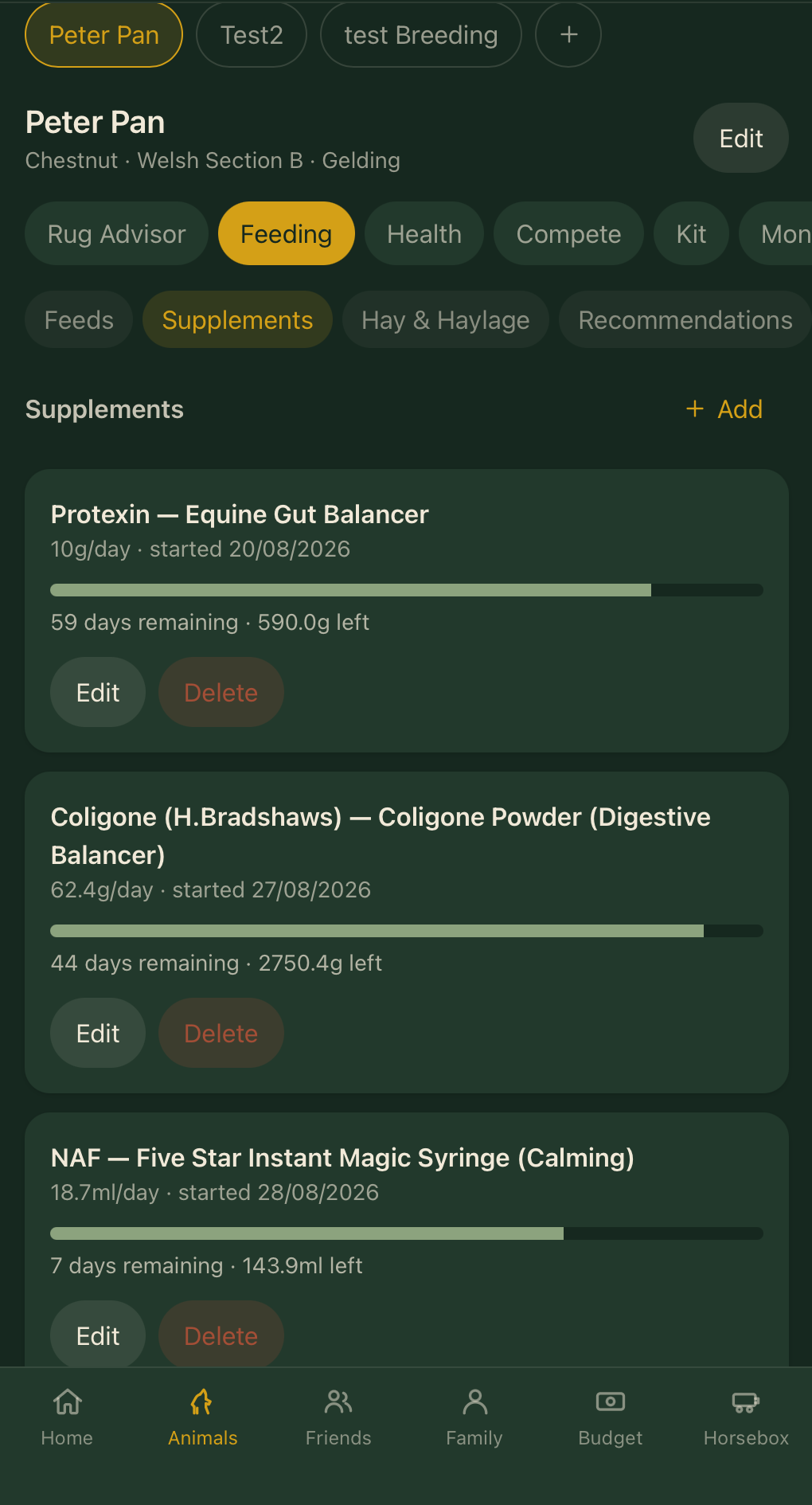 Supplements